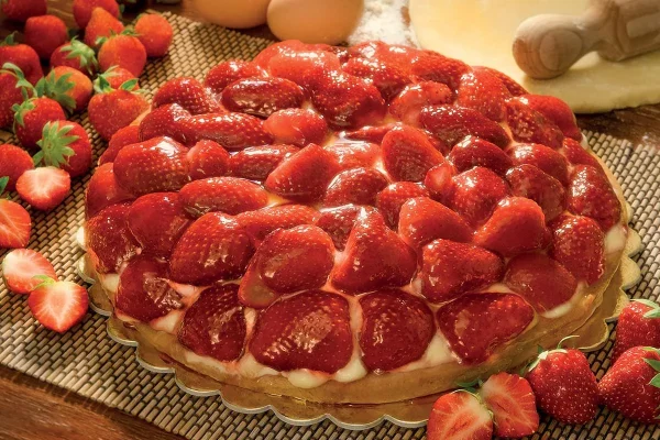 CROSTATA FRAGOLE ROTONDA 1,5 KG