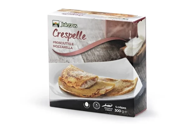 CRESPELLE PROSCIUTTO E MOZZARELLA (4PZ) 300GR