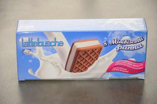 MINIBISCOTTO PANNA LATTEBUSCHE 8PZ 240GR