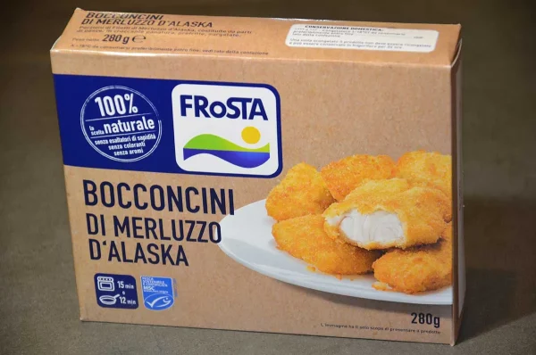 BOCCONCINI MERLUZZO D’ALASKA IMPANATI FROSTA 280GR