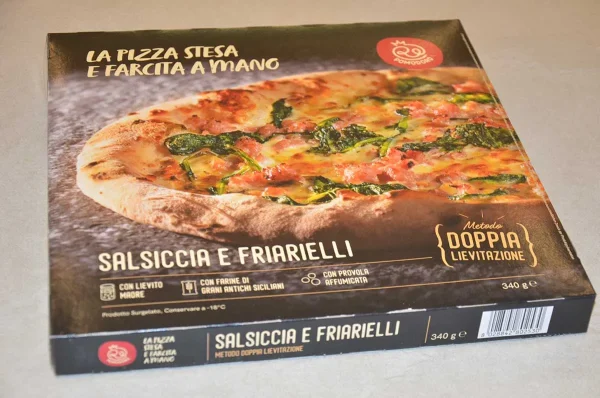 PIZZA SALSICCIA/FRIARIELLI DOPPIA LIEVITAZIONE 340GR
