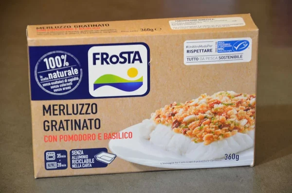 MERLUZZO GRATINATO POMODORO E BASILICO FROSTA 360GR