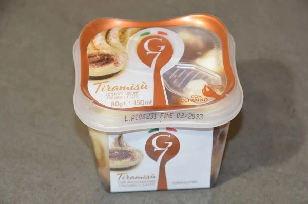 TIRAMISU’ G7 MONODOSE 80GR