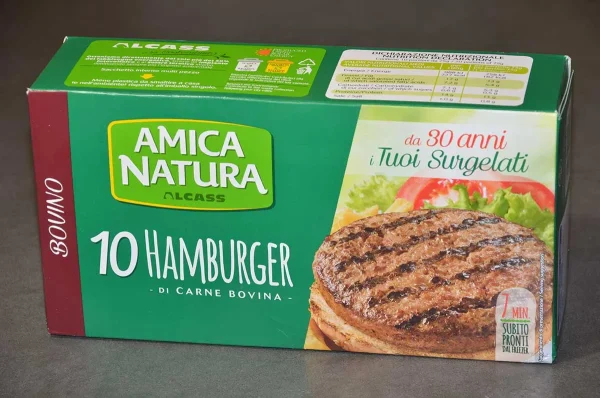 HAMBURGER BOVINO 10PZ 750GR