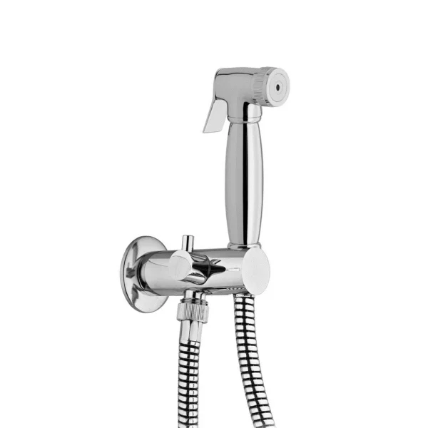 04618 – Kit doccetta idroscopino ottone fles. cm 120 con valvola sicurezza