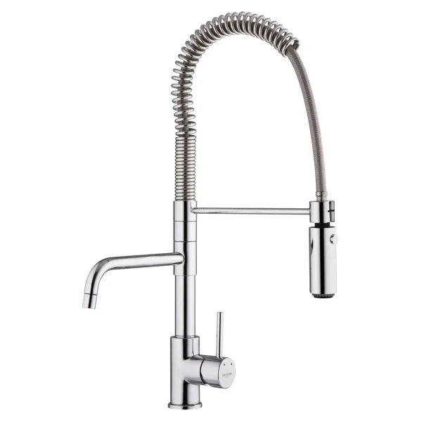 05800 – Monocomando lavello con molla, doccia e canna