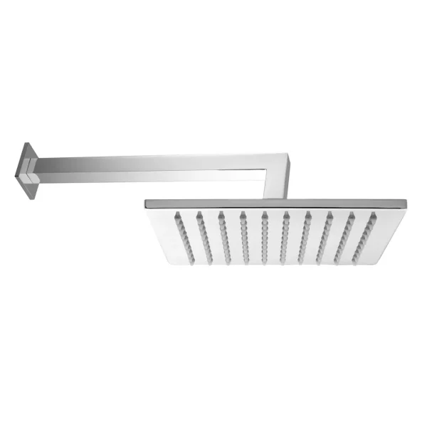 07320 – Braccio doccia con soffione Castor in ottone mm 200×200