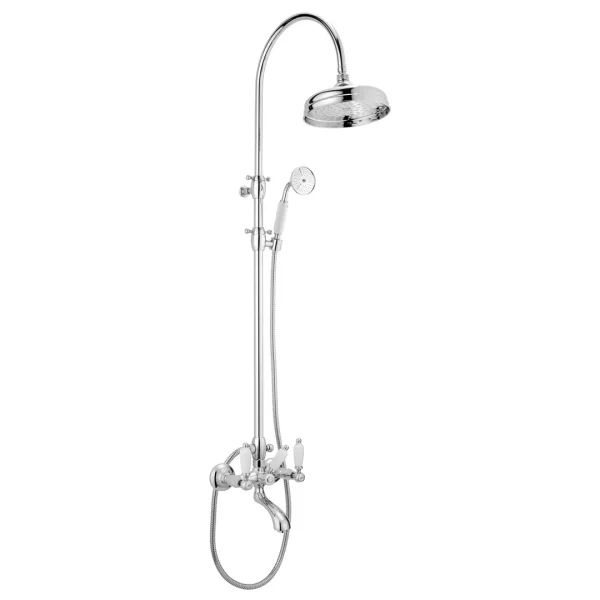 12287 – Colonna doccia completa di vasca esterno