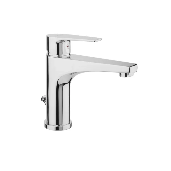 14112 – Monocomando lavabo medio con scarico automatico