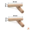 Tasselli Spine Giunzione Lamelle in Legno per Assemblaggio mobili x100 o 500 - immagine 2