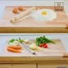 Asse Pasta, Legno Faggio, 60cm, Con bordo - immagine 2