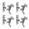 Gancio Laterale Supporto a Clip per Letto Kit 4pz Staffe per Binari Letto Elementi di Fissaggio per Telaio - immagine 3