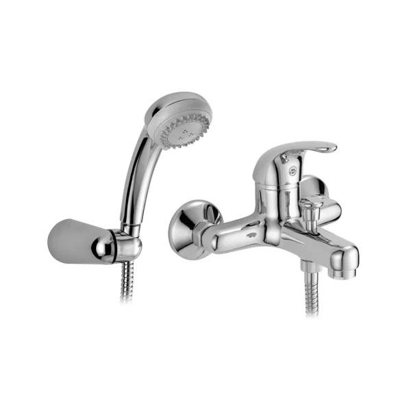 22100 – Monocomando vasca esterno con kit doccia