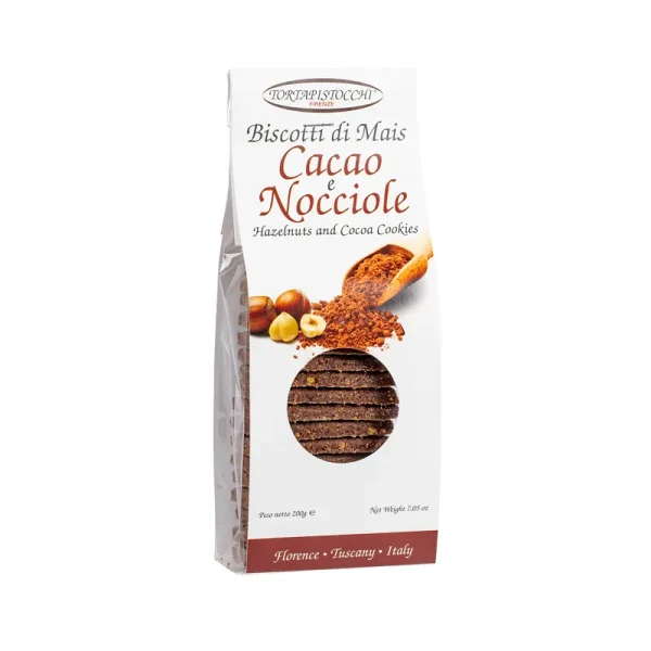 Biscotti di Mais Cacao e Nocciole 200 gr.