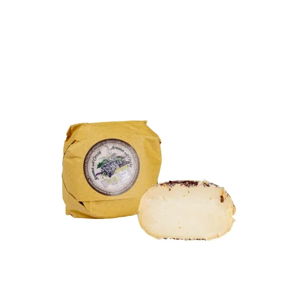 Pecorino affinato in crosta con Vinacce di Uva