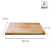Asse Pasta, Legno Faggio, 50cm, Con bordo - immagine 3