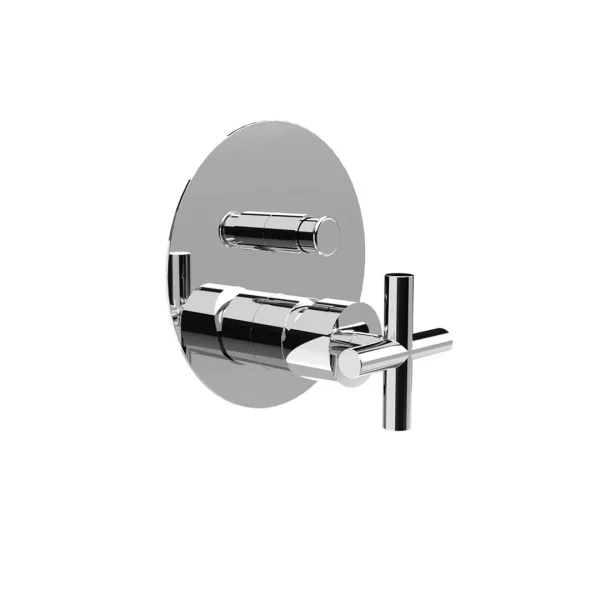 33134 – Monocomando doccia incasso con deviatore piastra slim