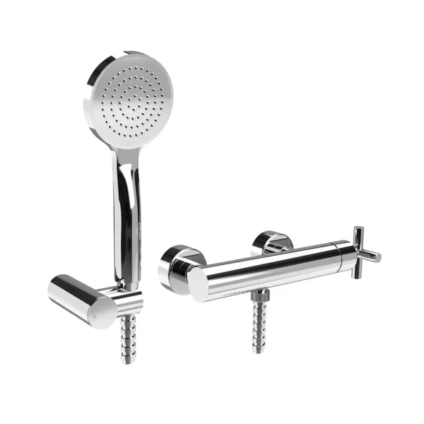 33140 – Monocomando doccia esterno con kit doccia