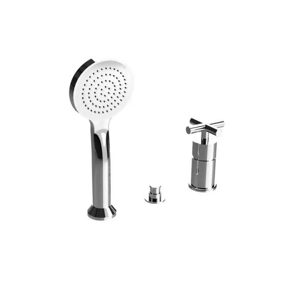 33181 – Monocomando bordo vasca con deviatore e doccetta