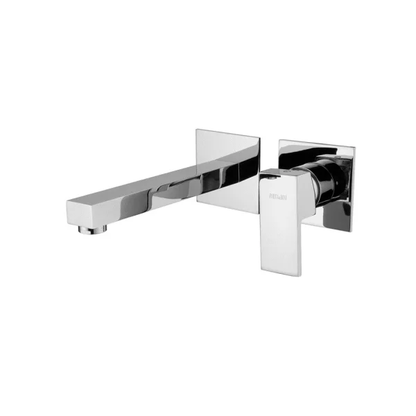 34128 – Monocomando lavabo a muro connessione ponte L 200 mm