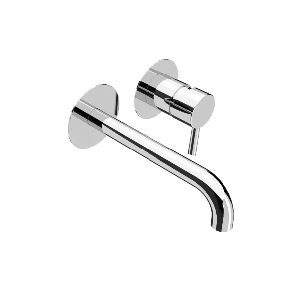 35128 – Monocomando lavabo a muro connessione ponte L 200 mm