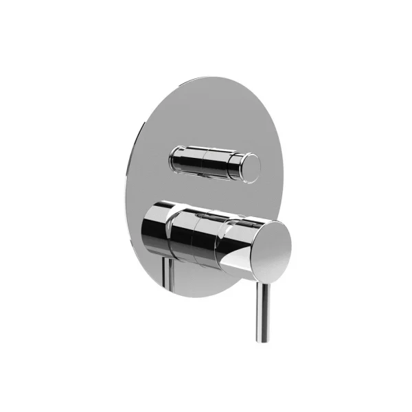35134 – Monocomando doccia incasso con deviatore piastra slim
