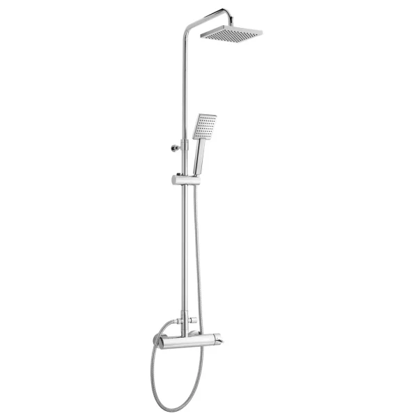 36188 – Colonna doccia soffione quadro completa di miscelatore
