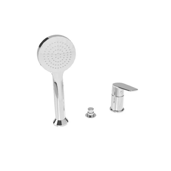 37181 – Monocomando bordo vasca con deviatore e doccetta