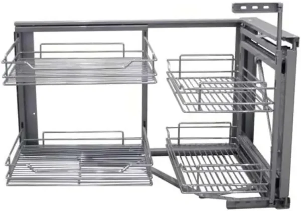 Magic Corner 4 Cestelli Cucina Estrazione TOTALE – Chiusura Ammortizzata