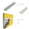 Profilo Per Piastrelle Ceramic Line Con Canalina Per Illuminazione Led Barre 2m Incasso A Scomparsa + Cover Luce Continua - immagine 7