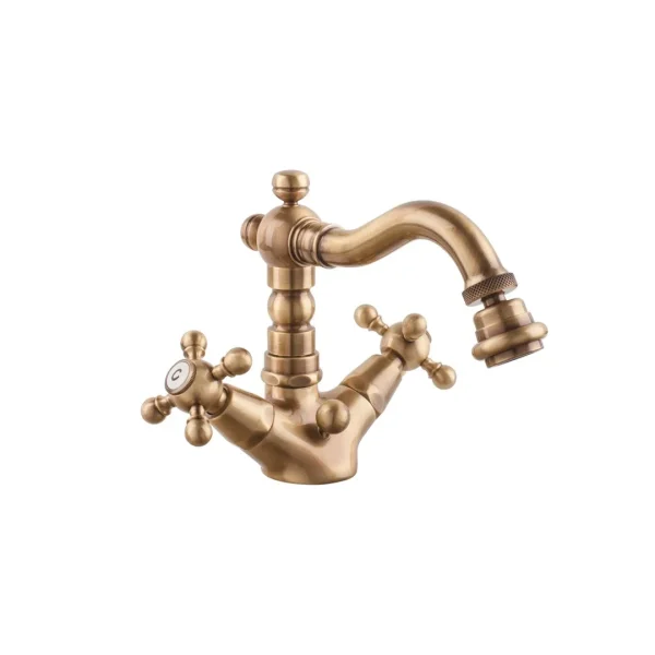 62520 – Monoforo bidet bocca girevole con scarico vitone ceramico