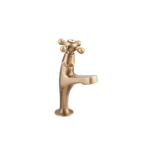 62528 – Rubinetto collo cigno alto 1/2″ vitone ceramico