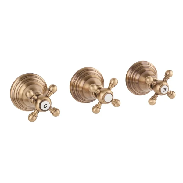 62531 – Gruppo doccia incasso con deviatore vitone ceramico