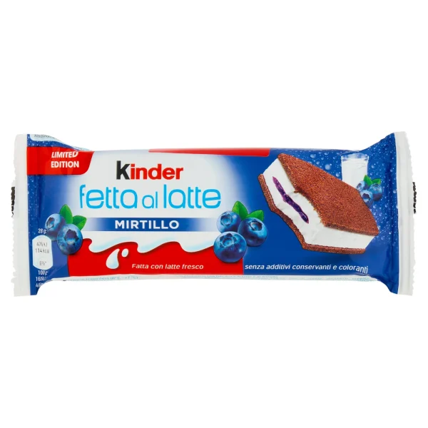 Kinder fetta al latte Mirtillo 5×28 g