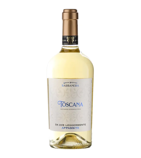 VINO BIANCO TOSCANA UVE LEGGERMENTE APPASSITE BARBANERA