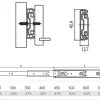 Guide Scorrevoli A CADUTA a Sfere H45 Cassetto Estrazione Totale - immagine 3