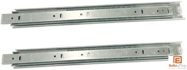 Guide Scorrevoli PREMI E APRI PUSH a Sfere H45 Cassetto Estrazione Totale