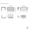 Kit Ferramenta per Ante Scorrevoli Appese Pesanti fino a 80 kg. – Apertura Chiusura Soft - immagine 5