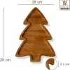 Tagliere Albero di Natale, Vassoio Natalizio - immagine 3