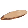 Tagliere ovale con corteccia – 50x18x2.5cm - immagine 7