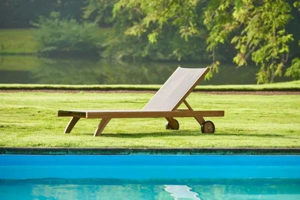 Lettino Kate di Traditional Teak (Coppia)