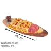 Tagliere ovale con corteccia – 45x15x2.2cm - immagine 4