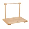 Tagliere appendi prosciutto in legno di faggio – S – 31x18x25,5 - immagine 9