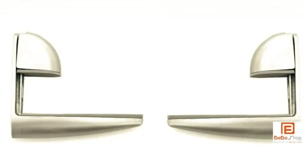 coppia REGGIMENSOLA LUNA metallizzato x LEGNO VETRO sp min8 max32mm