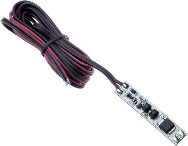Interruttore Mini Con Opzione Dimmer Progettato Per L’accensione E Lo Spegnimento Di Strisce Led Montate In Profili Di Alluminio O Plastica
