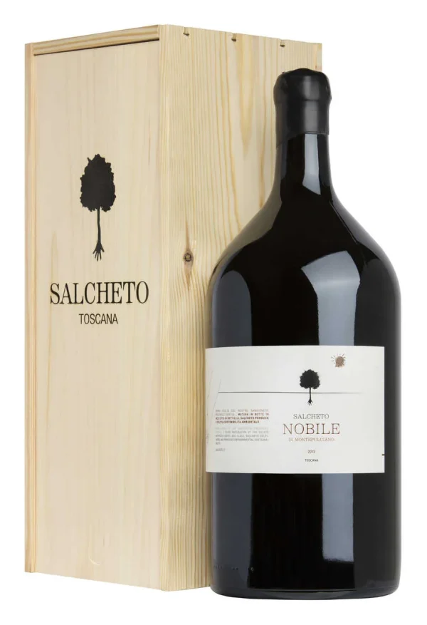 VINO NOBILE SALCHETO DOPPIO MAGNUM 3LT. CON CASSA DI LEGNO