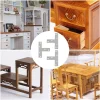 Piastra a T Piccola Piastra per Legno Mobili Tavolo Letto Staffa in Acciaio – Kit 20 o 100 pz. - immagine 4
