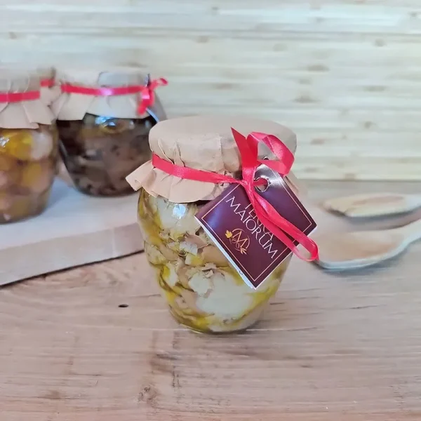 Funghi pleurotus sott’olio
