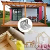 Piastra di Giunzione Legno per Montaggi Pesanti Dritta/Angolare Kit 100pz - immagine 2