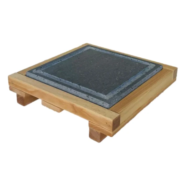 Pietra Lavica Per Cucinare con Scolo- Quadrata – 30×30